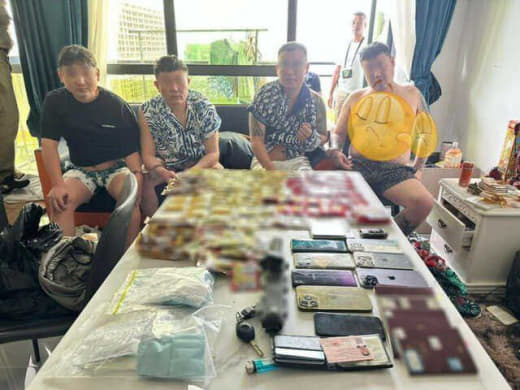 涉嫌贩毒，西港4名中国男子被捕